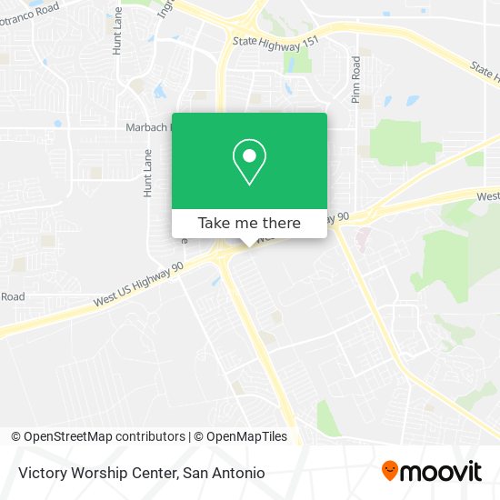 Mapa de Victory Worship Center