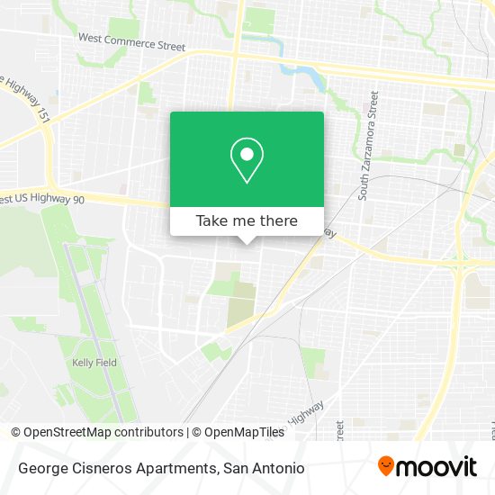 Mapa de George Cisneros Apartments