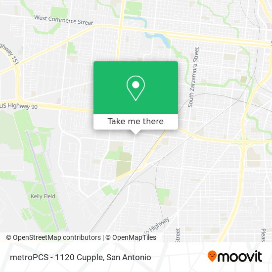 metroPCS - 1120 Cupple map