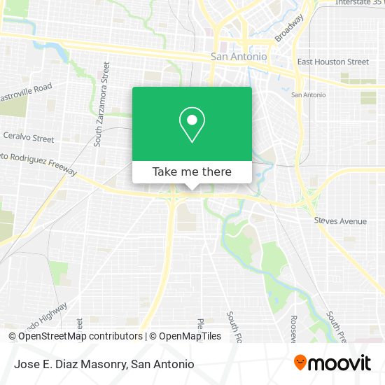 Jose E. Diaz Masonry map