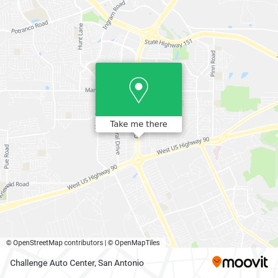 Mapa de Challenge Auto Center