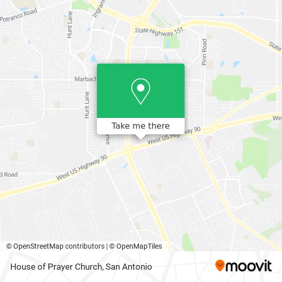 House of Prayer Church map