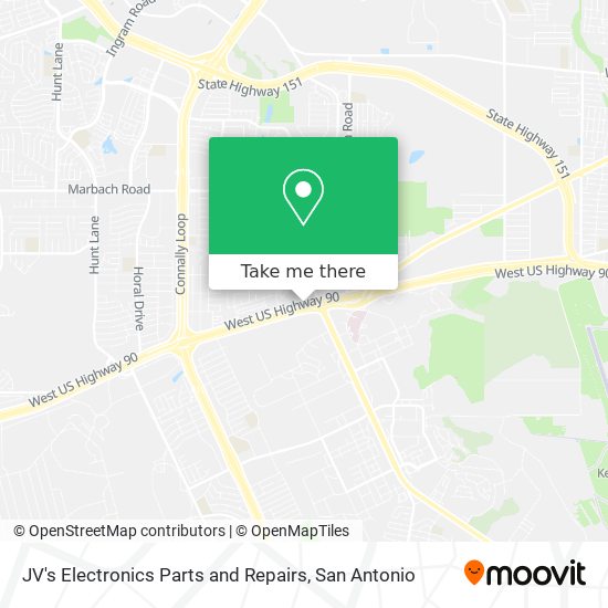 JV's Electronics Parts and Repairs map