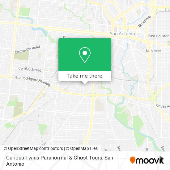 Curious Twins Paranormal & Ghost Tours map