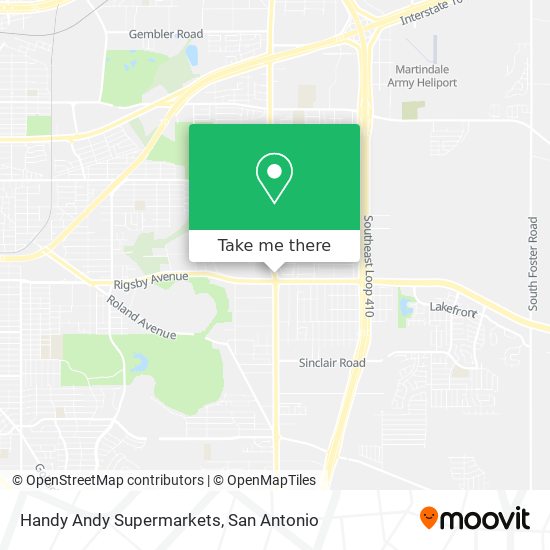 Mapa de Handy Andy Supermarkets