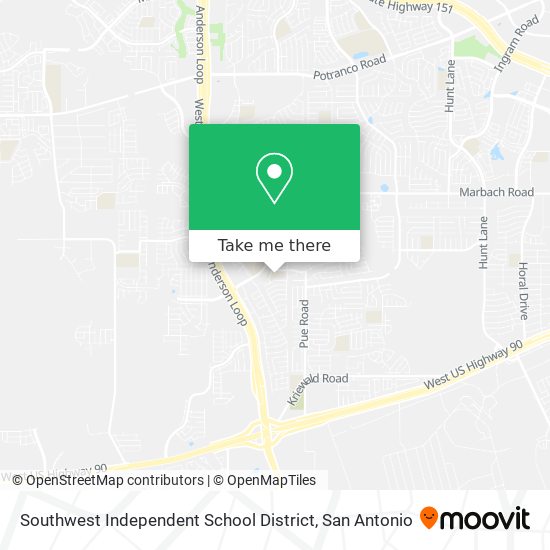Southwest Independent School District map