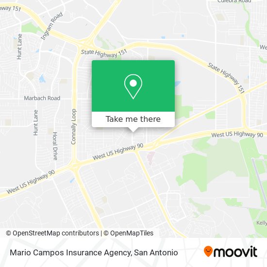 Mario Campos Insurance Agency map