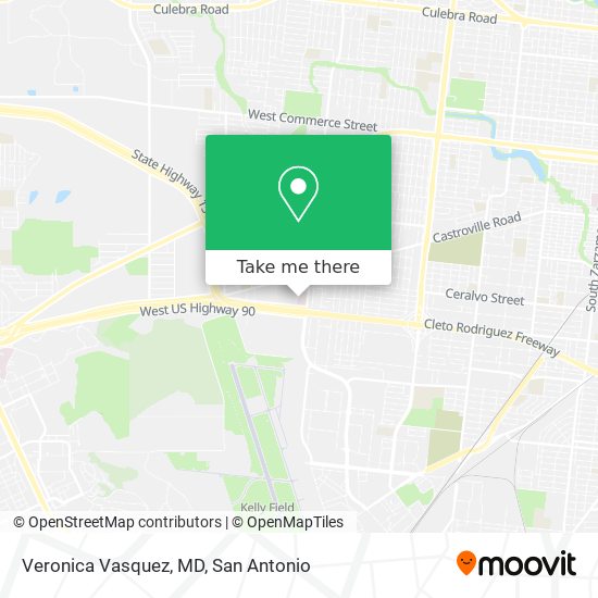Veronica Vasquez, MD map