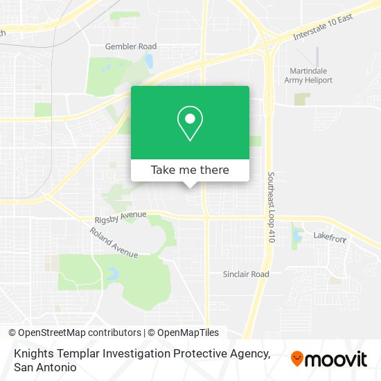 Knights Templar Investigation Protective Agency map