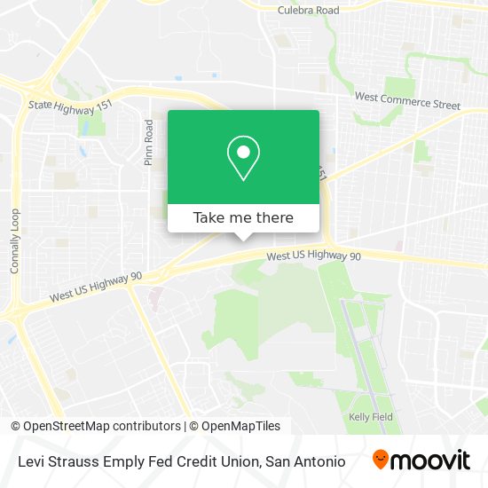 Levi Strauss Emply Fed Credit Union map