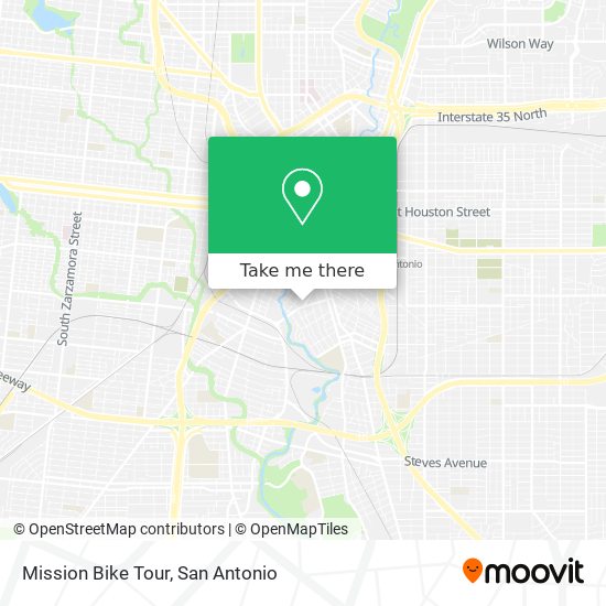 Mission Bike Tour map