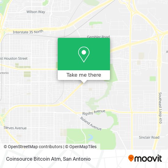 Mapa de Coinsource Bitcoin Atm