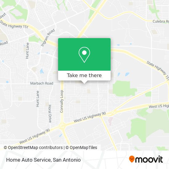 Mapa de Home Auto Service
