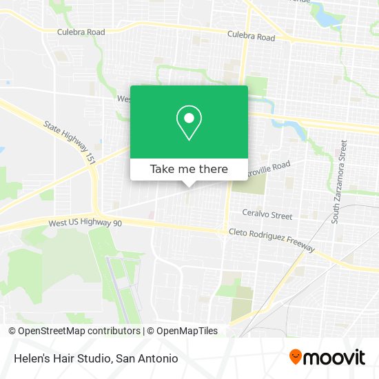 Helen's Hair Studio map