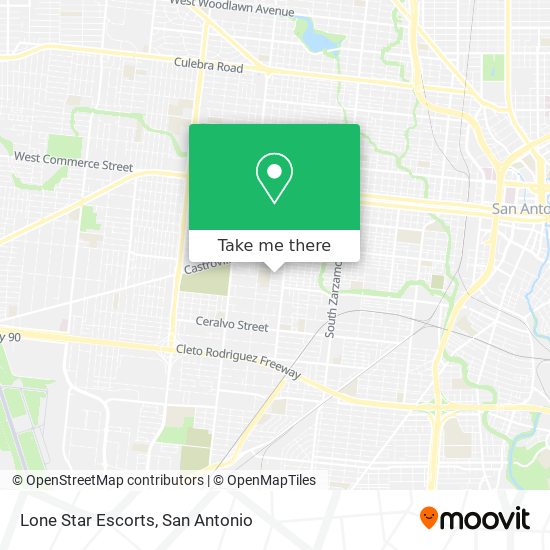 Mapa de Lone Star Escorts