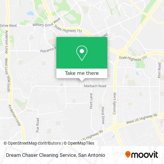 Dream Chaser Cleaning Service map