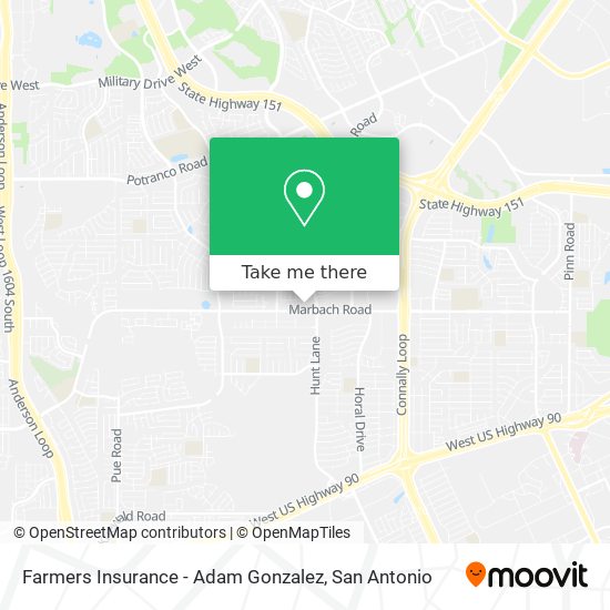 Mapa de Farmers Insurance - Adam Gonzalez