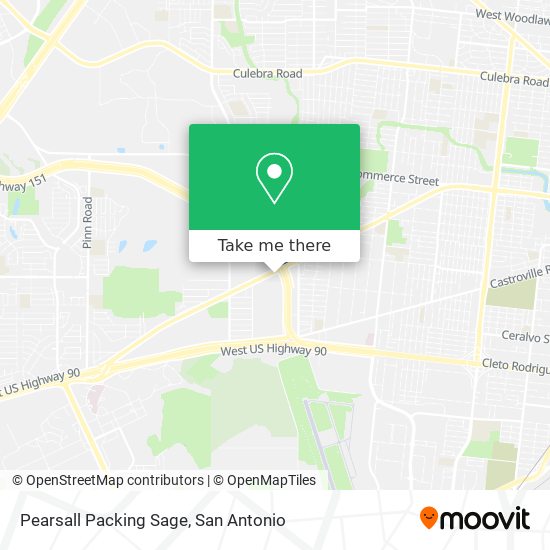 Mapa de Pearsall Packing Sage