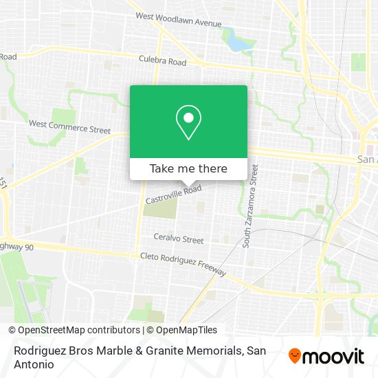 Rodriguez Bros Marble & Granite Memorials map