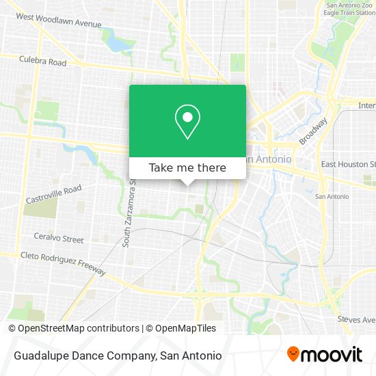 Mapa de Guadalupe Dance Company