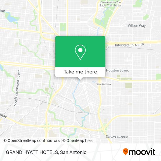 GRAND HYATT HOTELS map