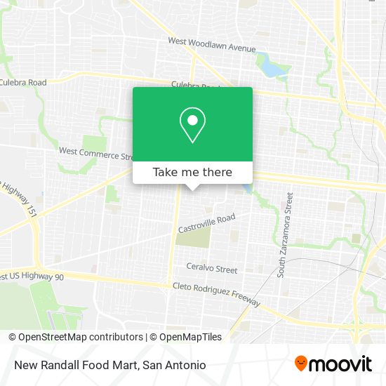 New Randall Food Mart map
