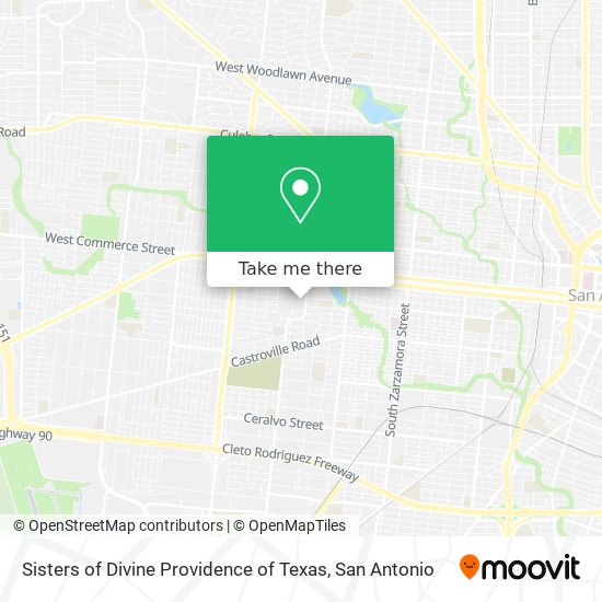 Mapa de Sisters of Divine Providence of Texas