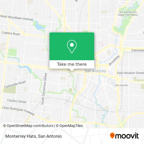 Mapa de Monterrey Hats