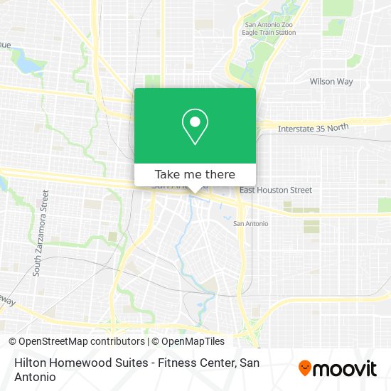 Mapa de Hilton Homewood Suites - Fitness Center