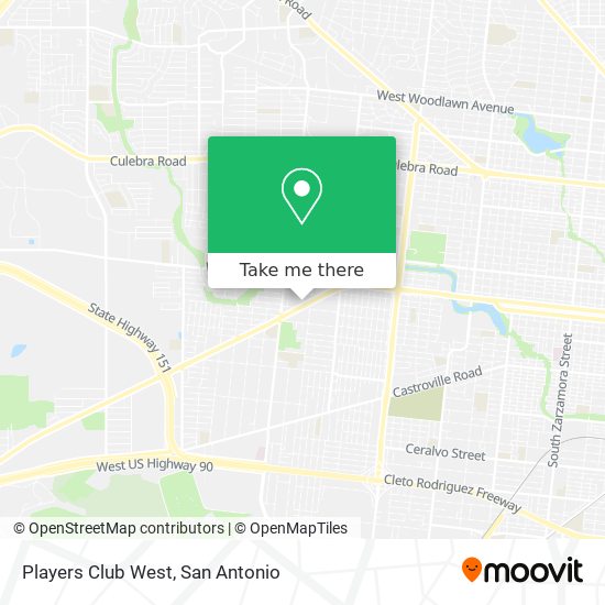Players Club West map