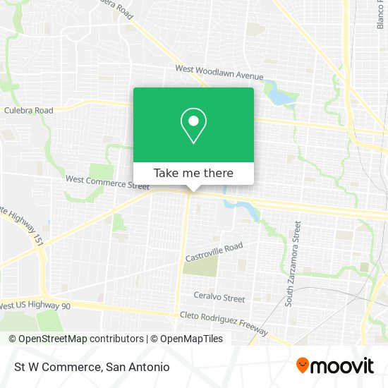 Mapa de St W Commerce