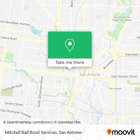 Mapa de Mitchell Bail Bond Services
