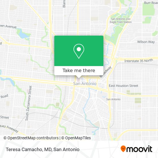 Teresa Camacho, MD map