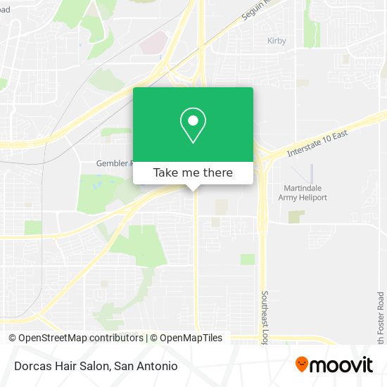 Mapa de Dorcas Hair Salon