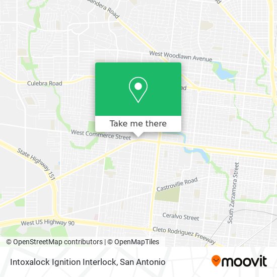 Mapa de Intoxalock Ignition Interlock
