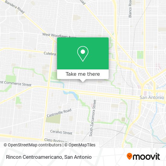 Mapa de Rincon Centroamericano