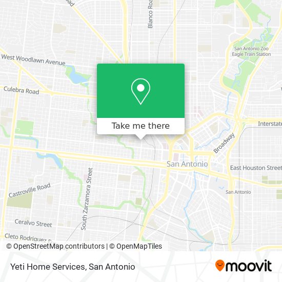Yeti Home Services map