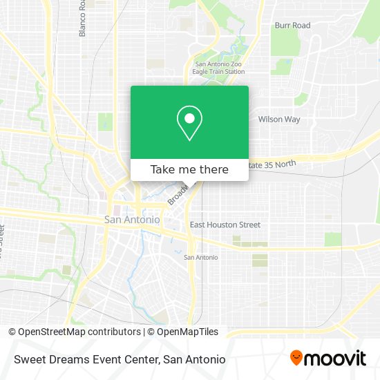 Sweet Dreams Event Center map