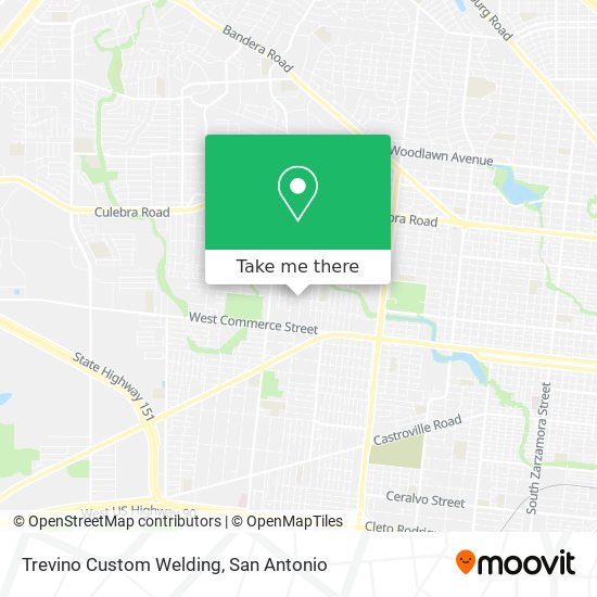 Mapa de Trevino Custom Welding