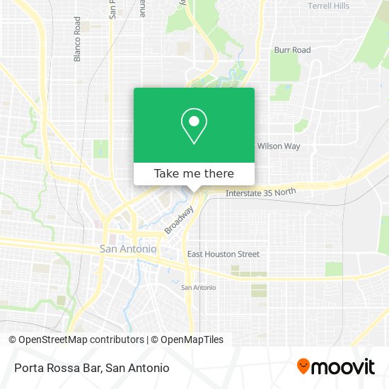 Porta Rossa Bar map