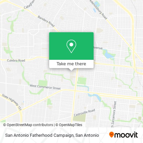 Mapa de San Antonio Fatherhood Campaign
