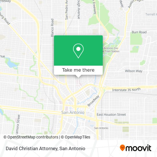 Mapa de David Christian Attorney