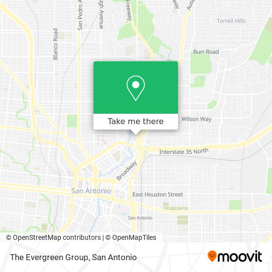 The Evergreen Group map