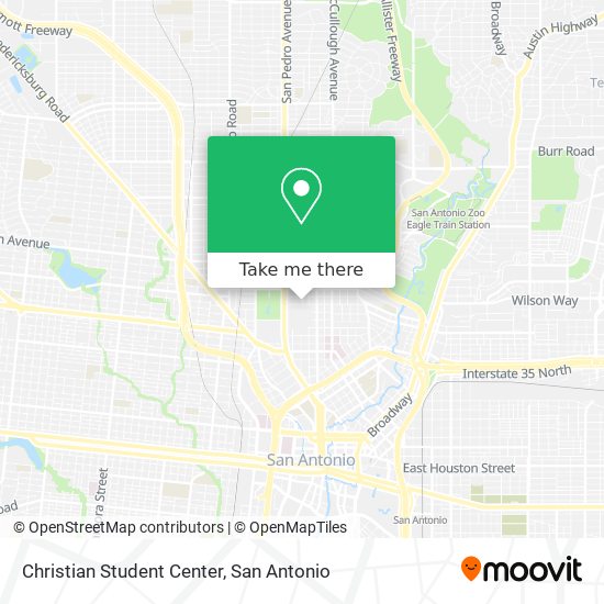 Christian Student Center map