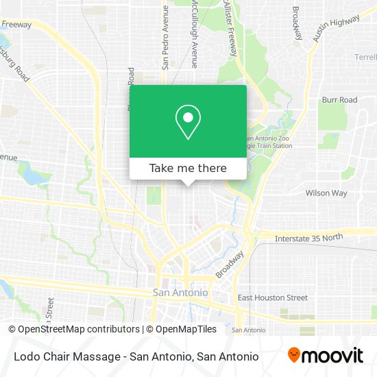 Lodo Chair Massage - San Antonio map