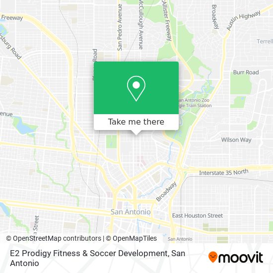 E2 Prodigy Fitness & Soccer Development map