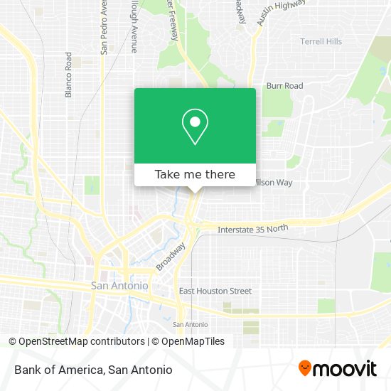Bank of America map