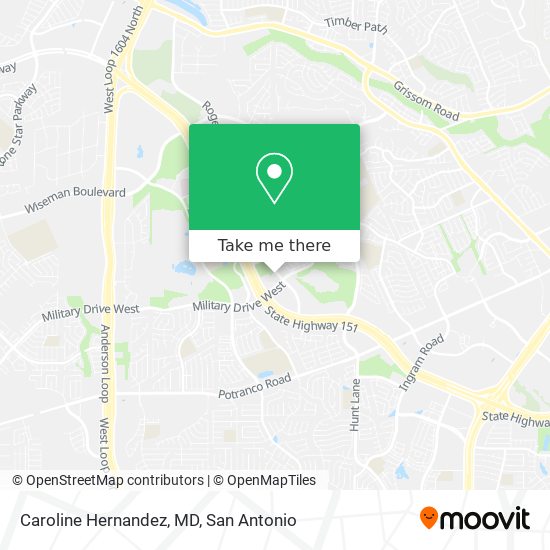 Mapa de Caroline Hernandez, MD