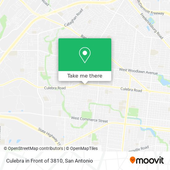 Culebra in Front of 3810 map