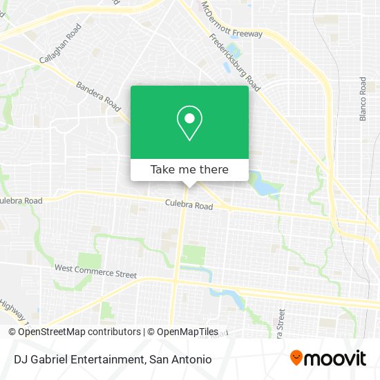 DJ Gabriel Entertainment map